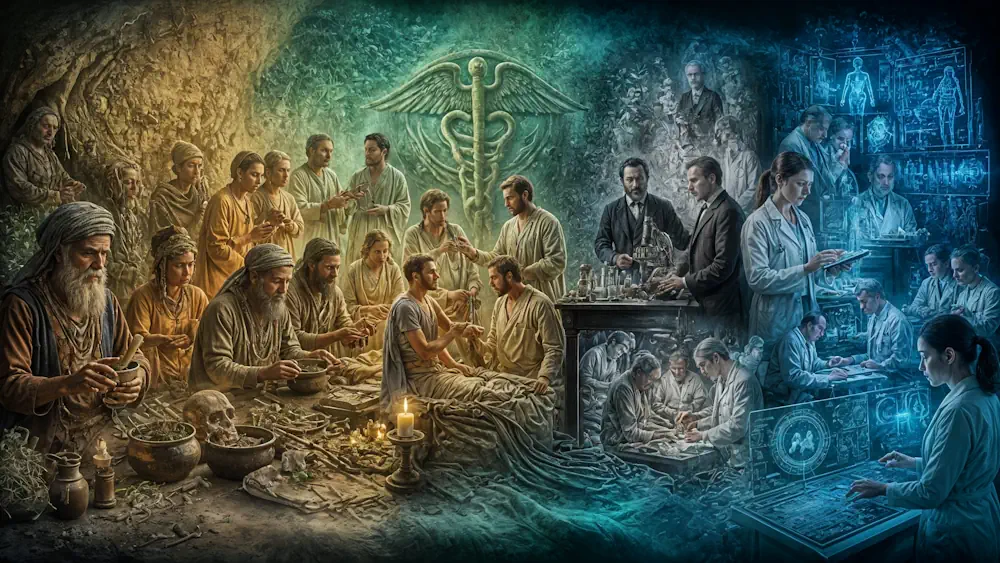 The historical continuum of medicine and medical care changes
