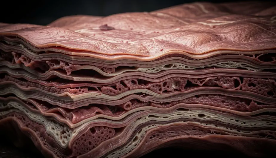 Image of the layers of human skin
