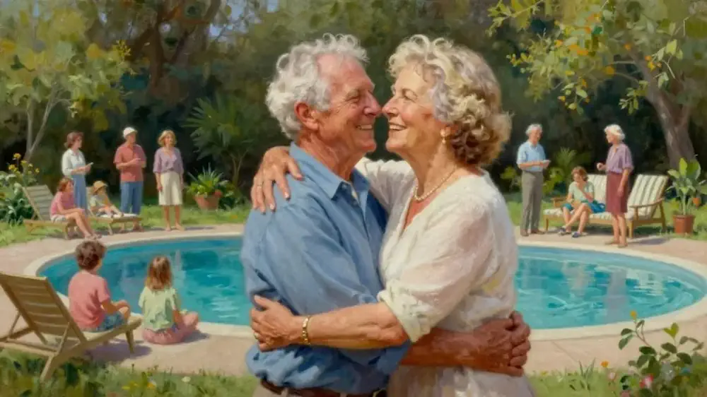 Older couple enjoying active retirement outdoors