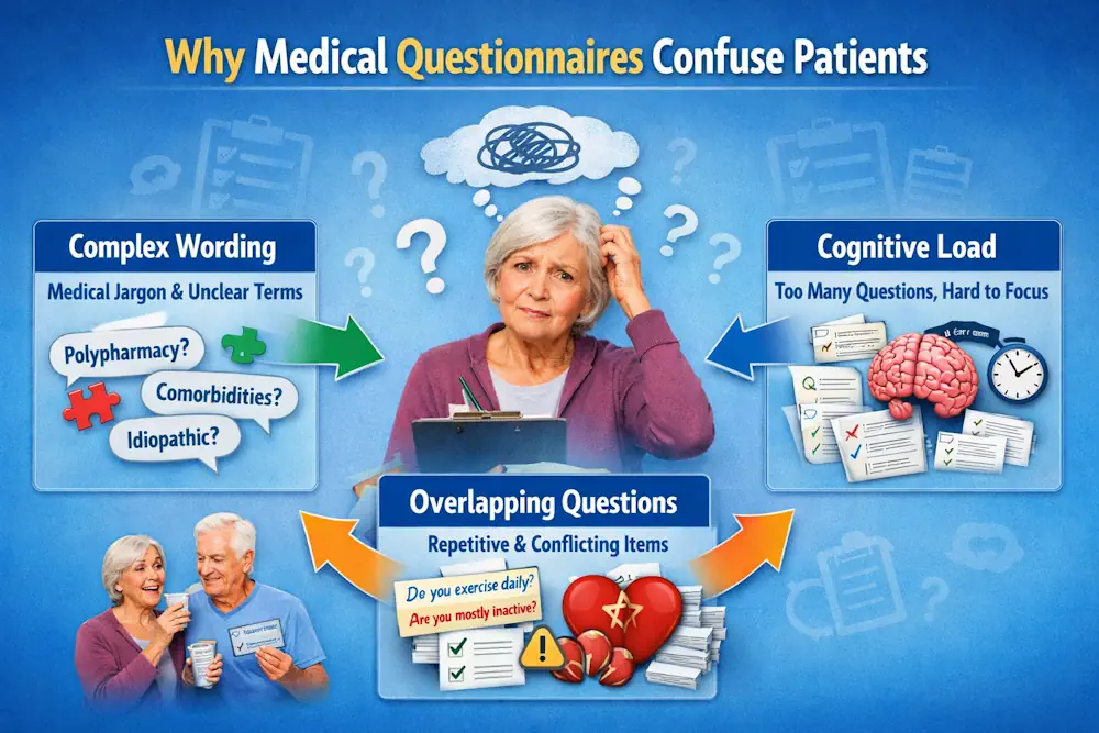 Medical Questionnaires: Why They Confuse Patients and Fixes