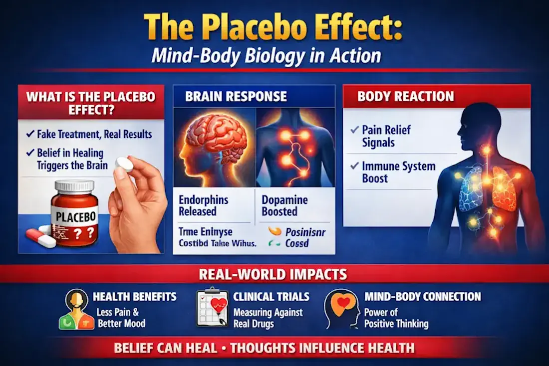 The placebo effect in action