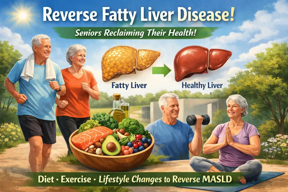 Seniors reversing fatty liver disease through diet and lifestyle
