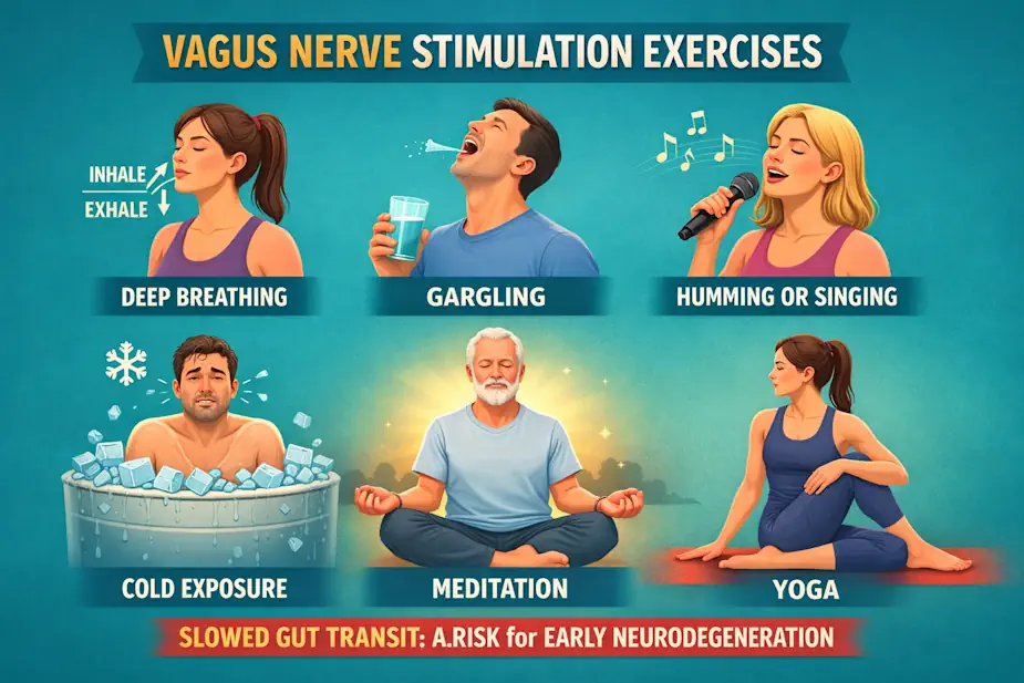 Vagus nerve stimulation exercises